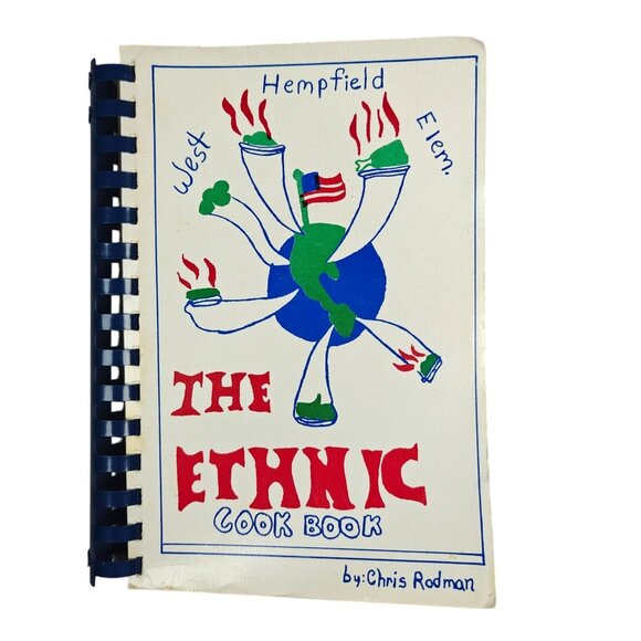 Vintage Ethnic Cookbook Western Pennsylvania Local Recipes Spiral Bound - Picture 1 of 9